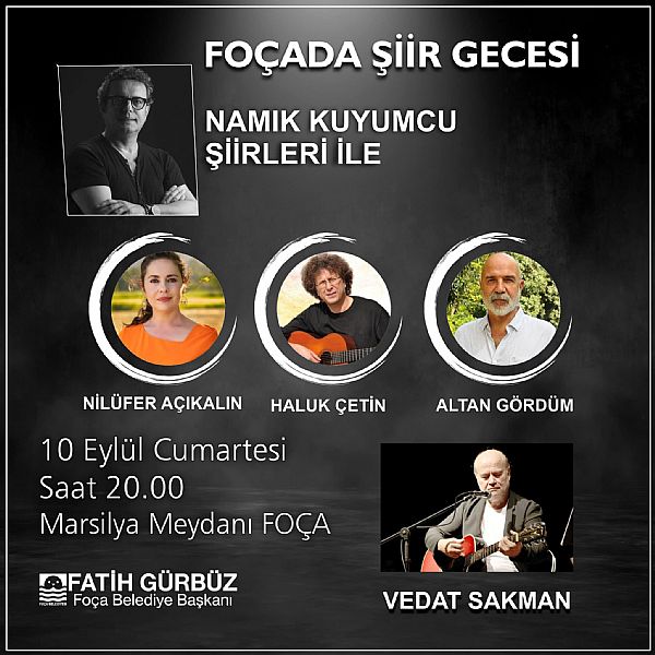 Foça’da Şiir Gecesi